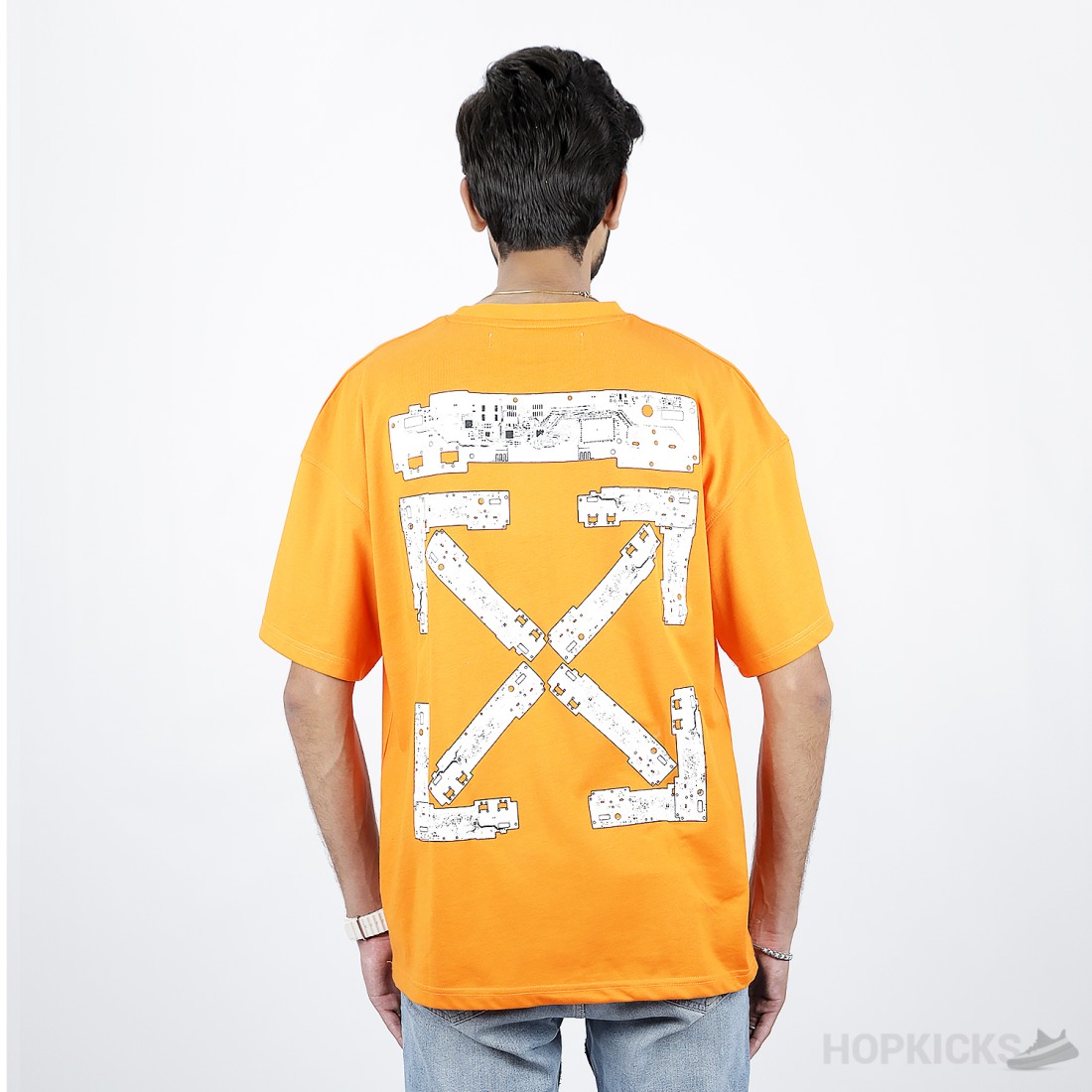 Off white tee orange hotsell